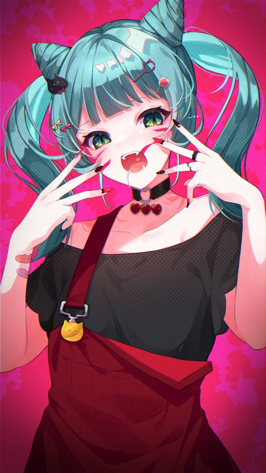 hatsune miku (vocaloid and 1 more) drawn by miteinano_(mitei_nano28)