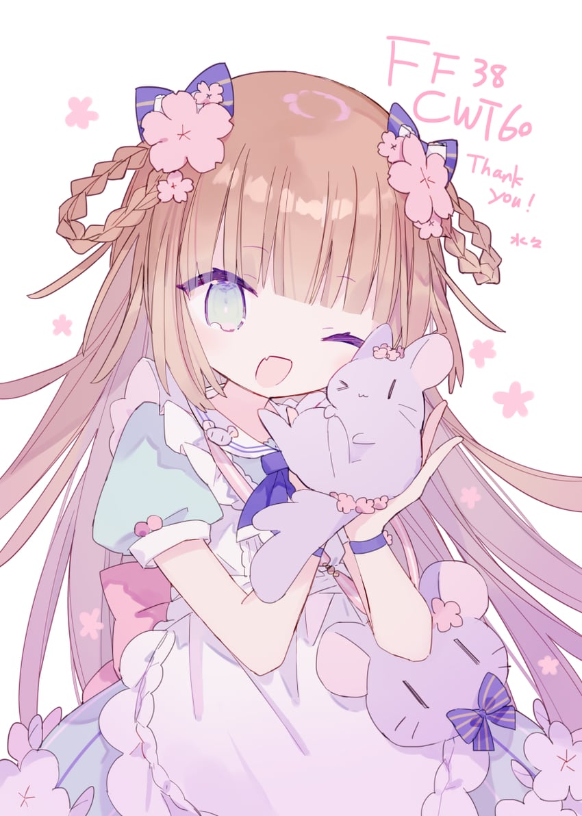 mochikomame (indie virtual youtuber and 1 more) drawn by mizumizu_(phoenix)