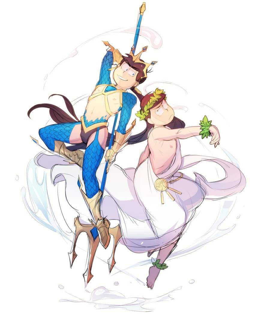 matsuno karamatsu and matsuno choromatsu (osomatsu and 1 more) drawn by nyaph