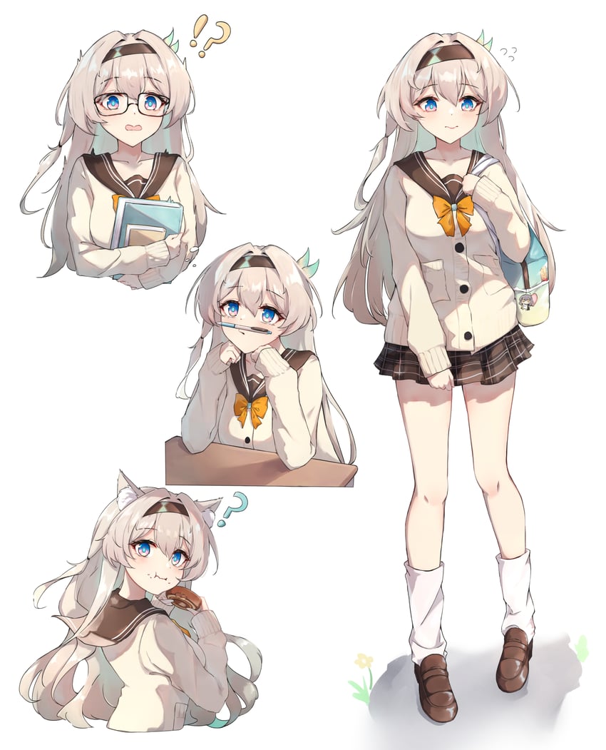 trailblazer, firefly, and stelle (honkai and 1 more) drawn by elphe