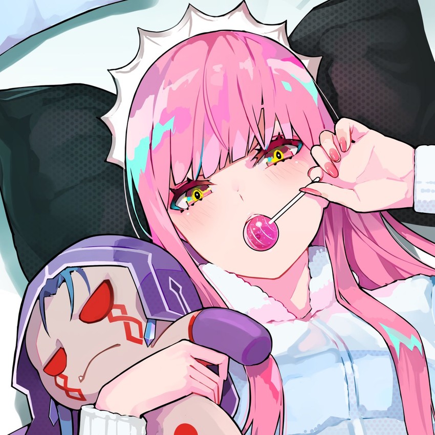 cu chulainn, medb, and mini cu-chan (fate and 1 more) drawn by lam_(ramdayo)