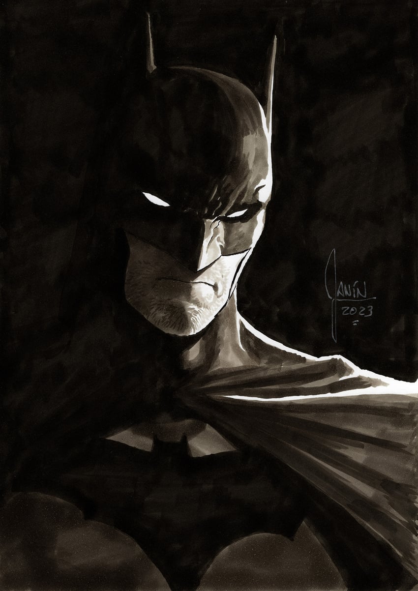 batman (dc comics and 1 more) drawn by mikel_janin