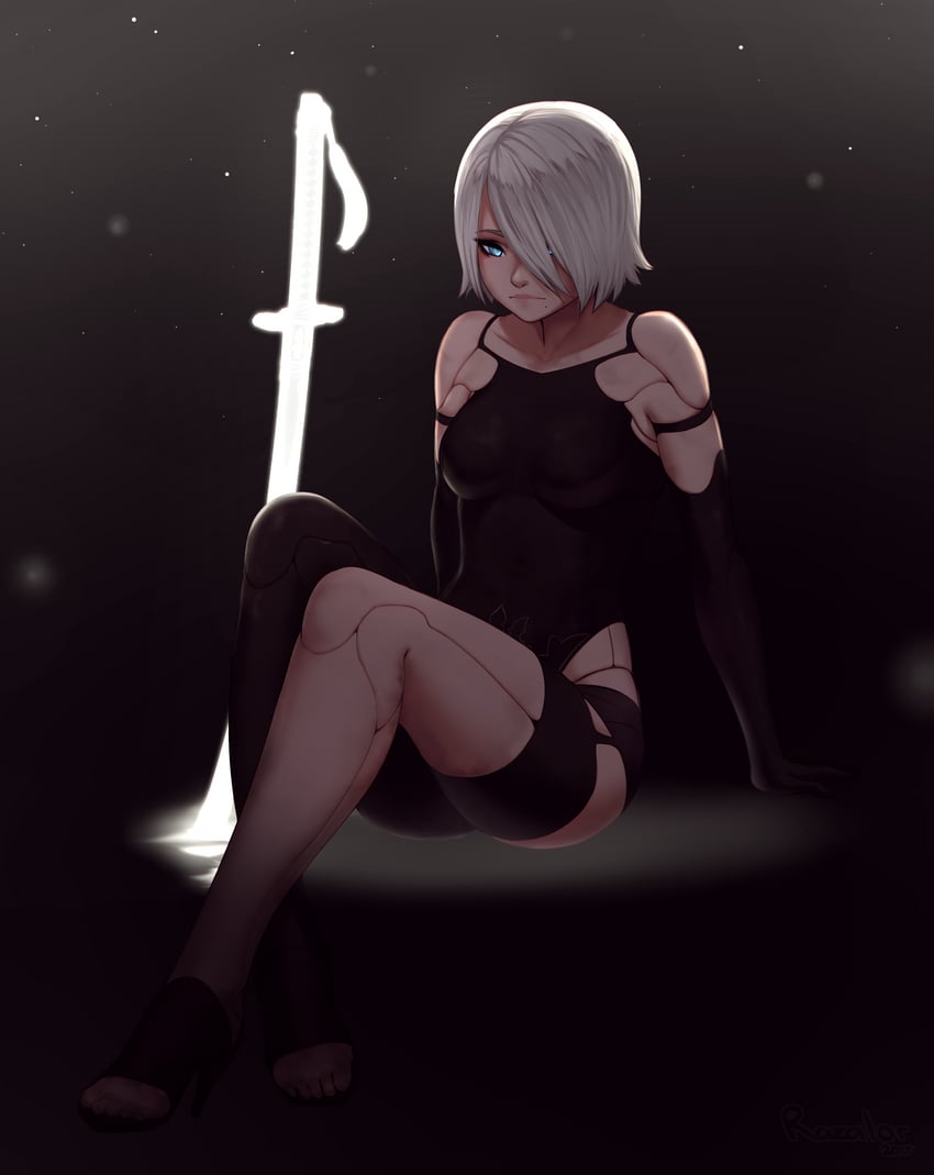 a2 (nier and 1 more) drawn by razalor