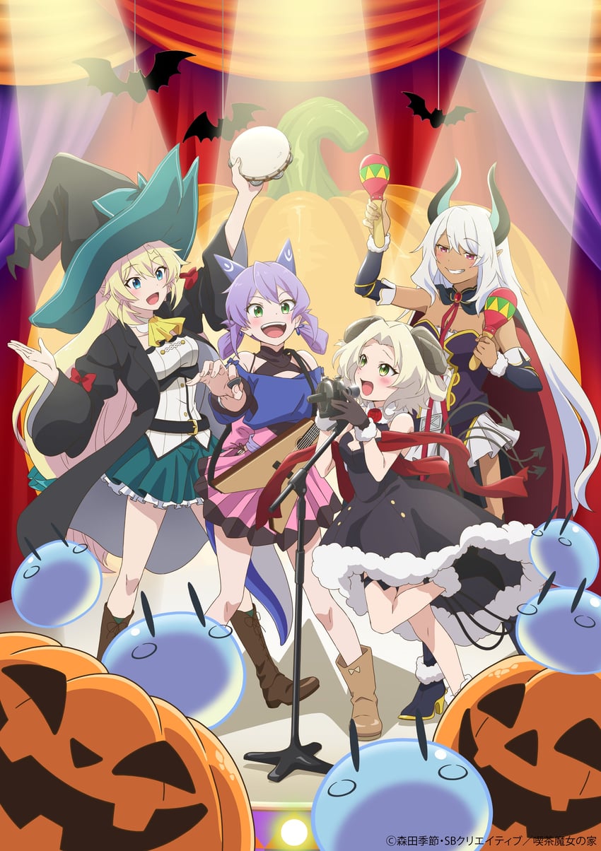 aizawa azusa, provato pecora aries, flatorte, and beelzebub (slime taoshite 300 nen shiranai uchi ni level max ni nattemashita)