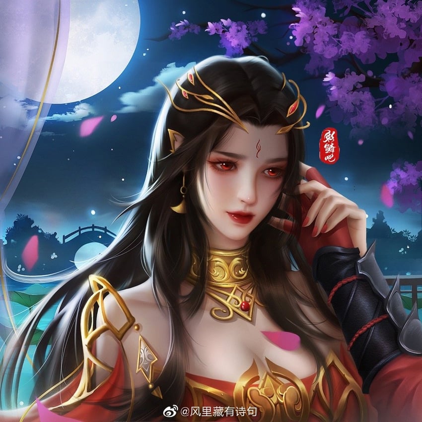 cai lin (doupo cangqiong) drawn by feng_li_cang_you_shiju