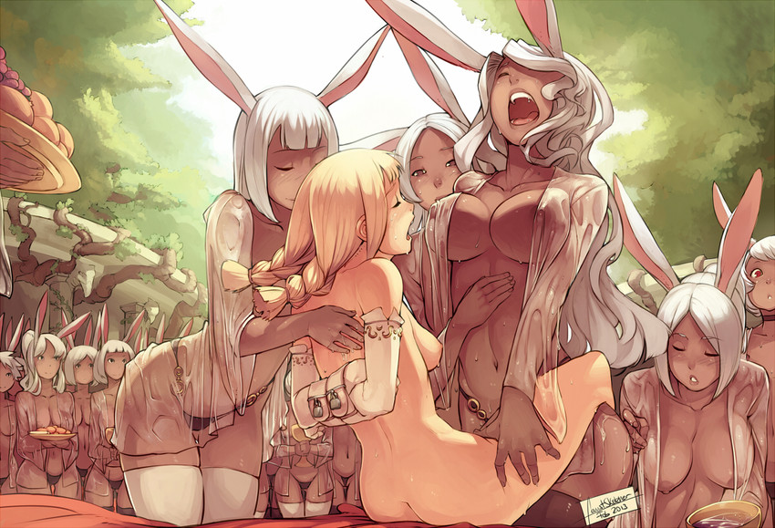 Viera Fran And Penelo Final Fantasy And 1 More Drawn By
