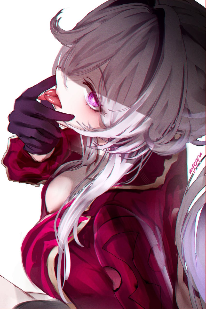 thelema nutriscu (honkai and 1 more) drawn by nyeppu