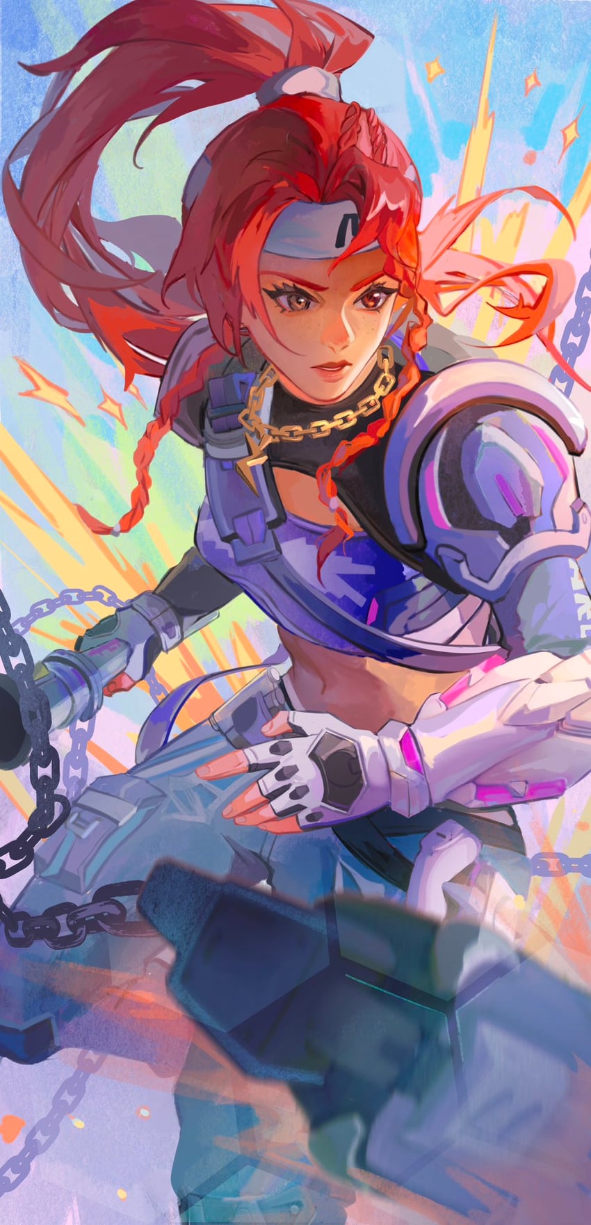 brigitte and bb brigitte (overwatch and 1 more) drawn by westwheat