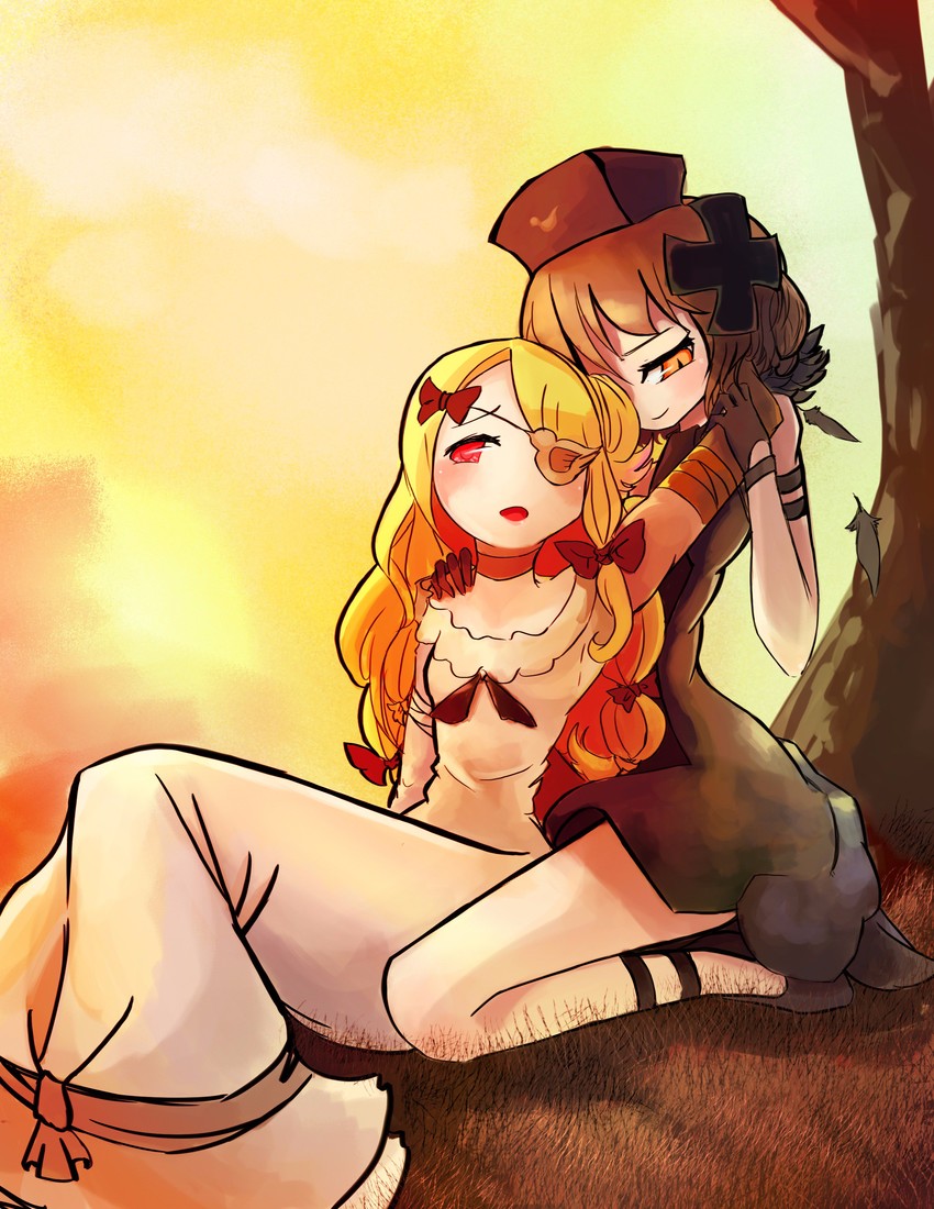 shadowgale and pfle (mahou shoujo ikusei keikaku) drawn by coatifan