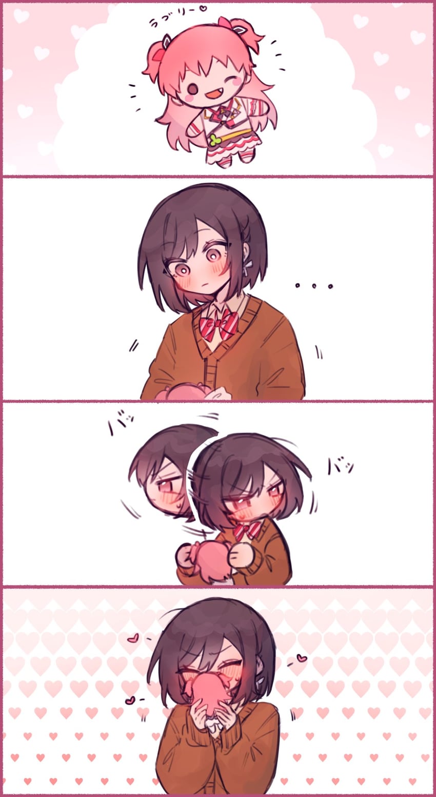 shinonome ena and momoi airi (project sekai) drawn by siiaka023