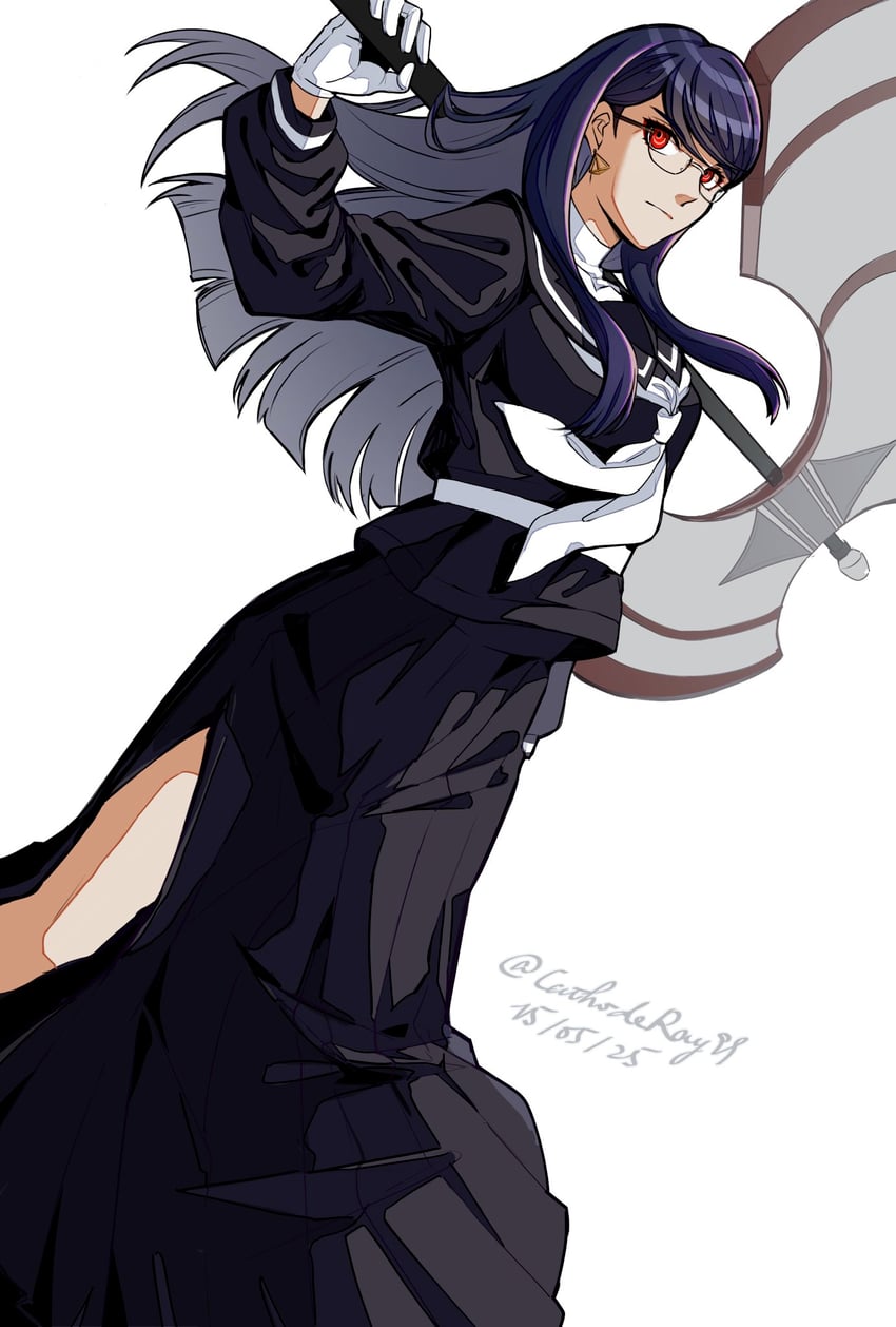 shizuhara hiruko (the hundred line -last defense academy-) drawn by cathoderay99