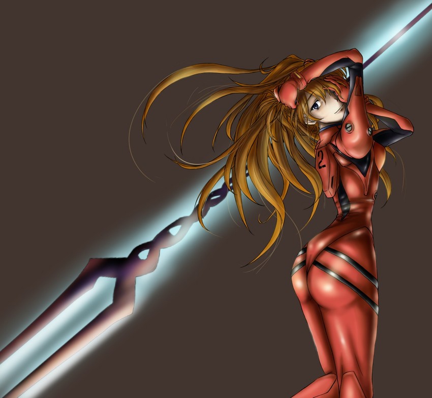 souryuu asuka langley (neon genesis evangelion) drawn by azu_(warehouse86)