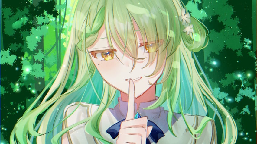 ceres fauna (hololive and 1 more) drawn by rikako0229