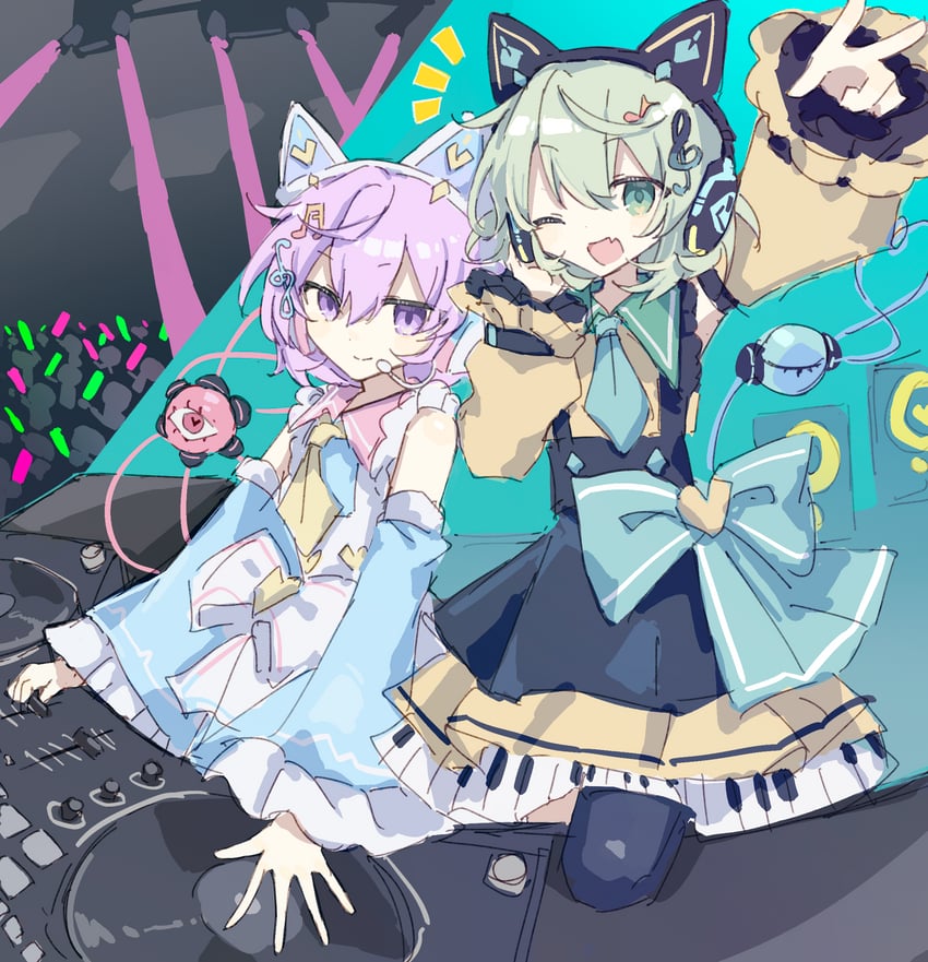 komeiji koishi and komeiji satori (touhou) drawn by wusem0108