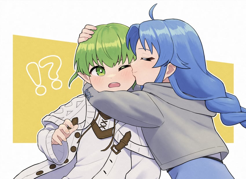 lara greyrat and sieghart saladin greyrat (mushoku tensei) drawn by urin_(littleurin)