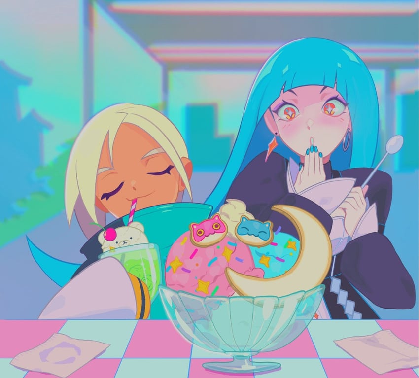 kira and viviv (starlight re:volver) drawn by ashleigh_hetrick