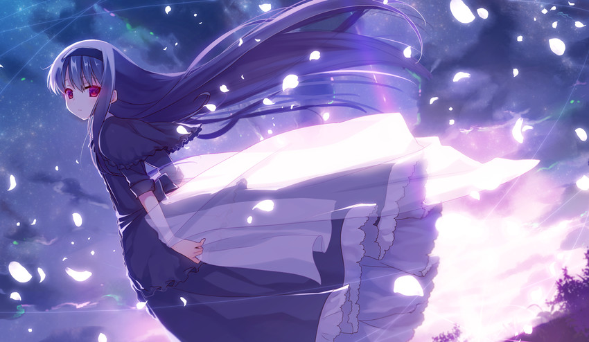 akemi homura and homulilly (mahou shoujo madoka magica and 1 more) drawn by tahya