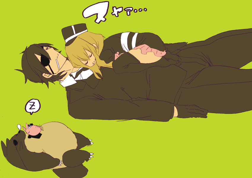 midare toushirou and shokudaikiri mitsutada (touken ranbu and 1 more) drawn by zashima