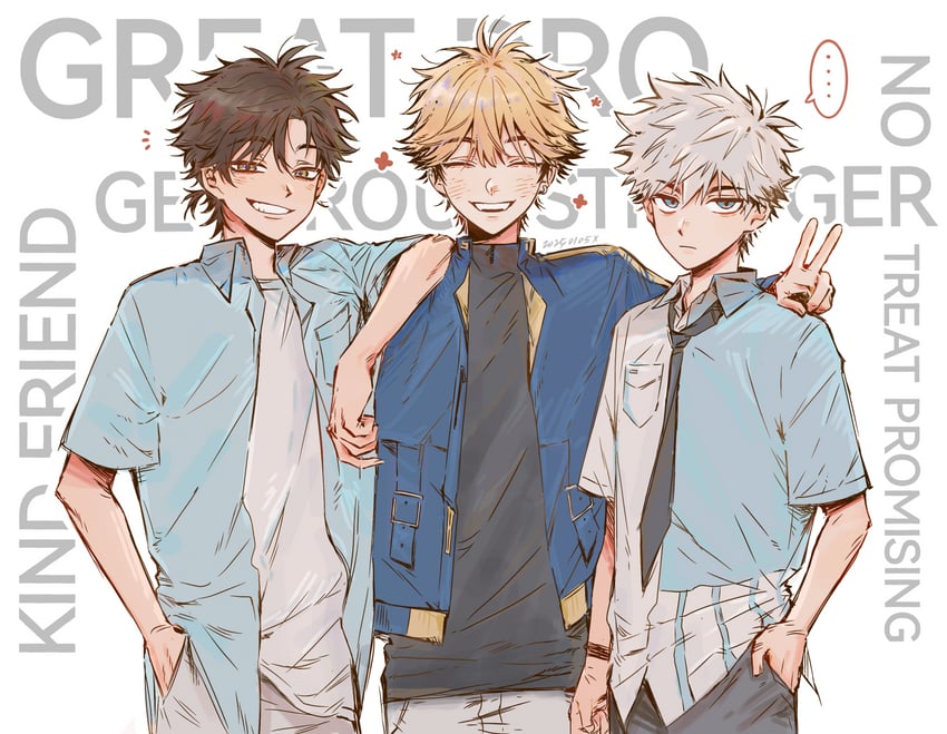 cheng xiaoshi, lu guang, and xia fei (shiguang dailiren) drawn by grain006