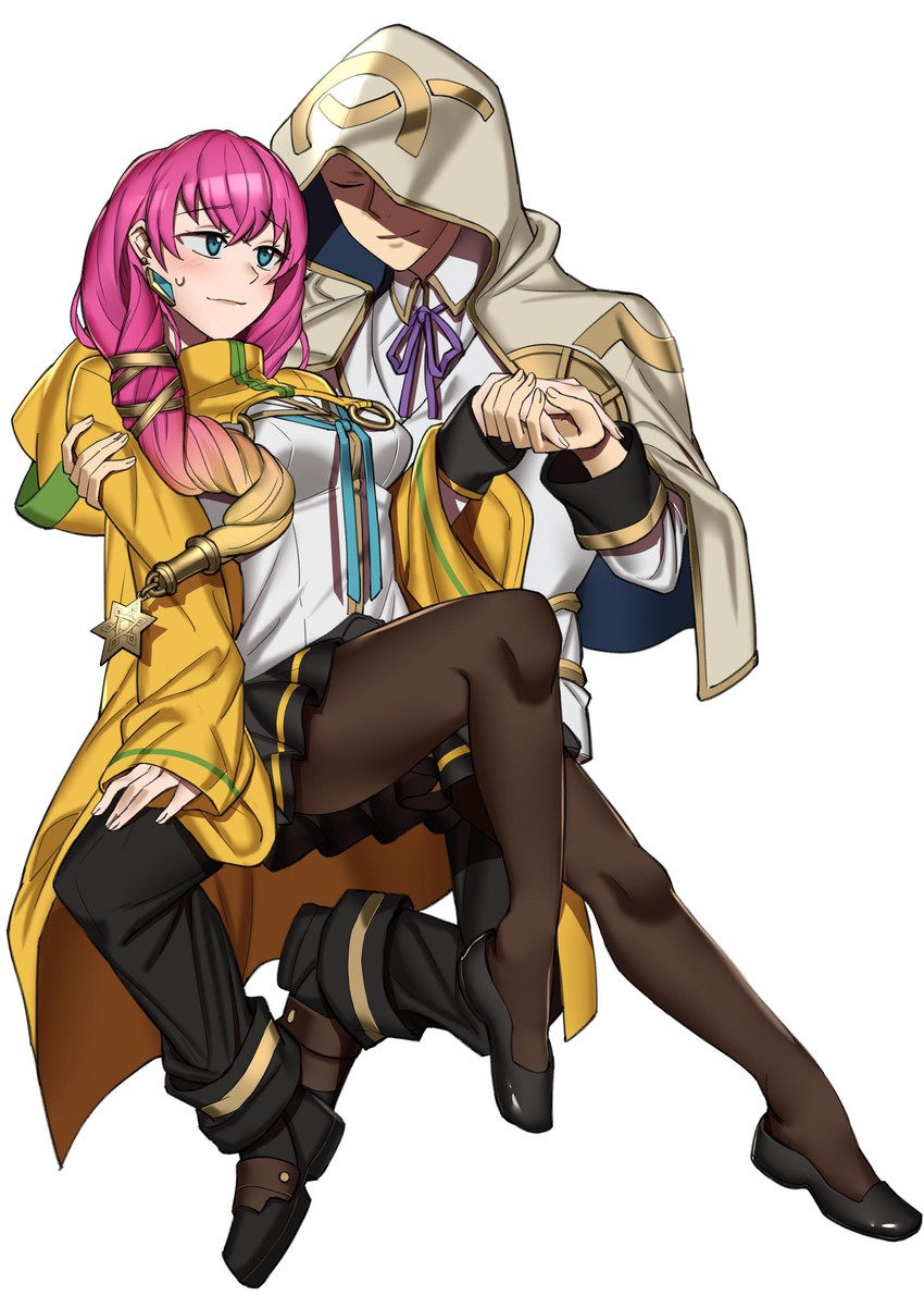 kiran, male kiran, gunnthra, trinity glassfield, and kazuma kuvaru (fire emblem and 3 more) drawn by ebinku