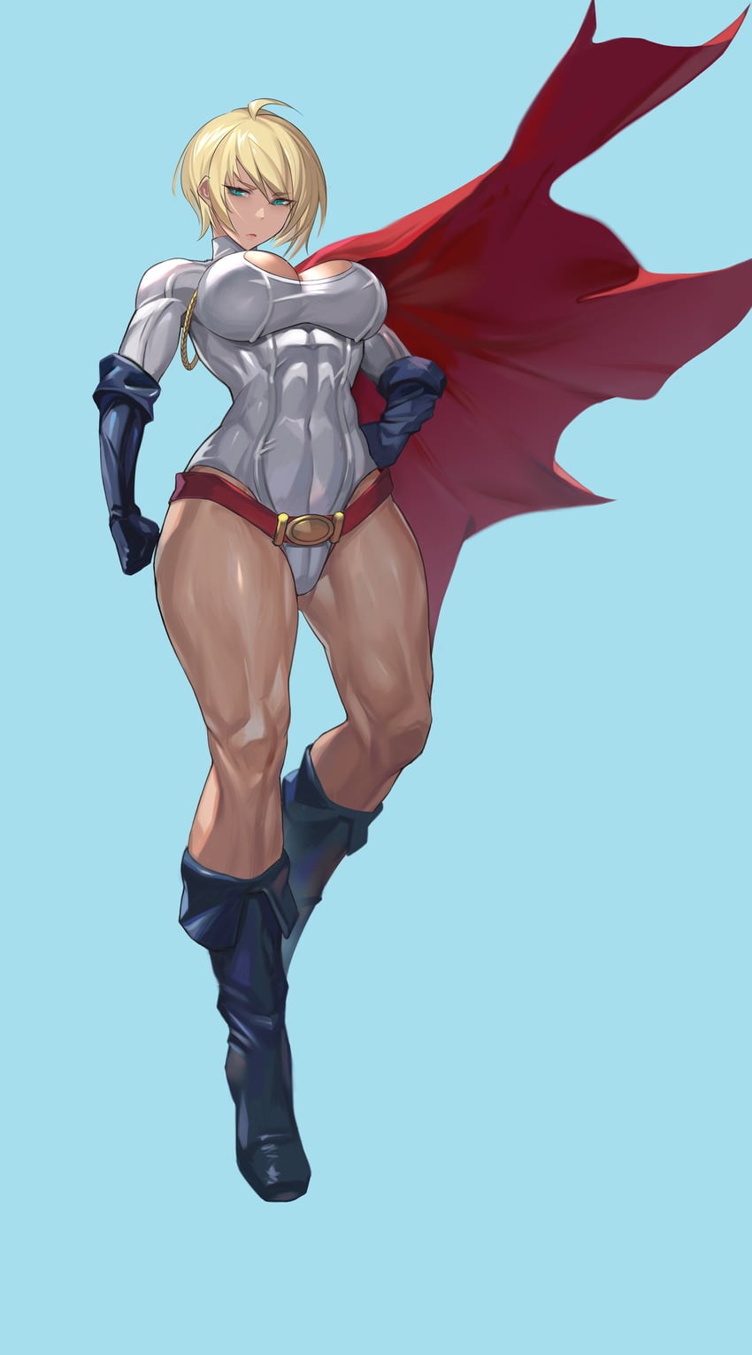 power girl (dc comics and 1 more) drawn by chong_(547342983)