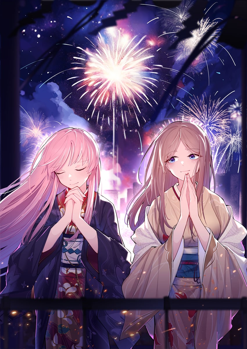 chihaya anon and nagasaki soyo (bang dream! and 1 more) drawn by yun_cao_bing