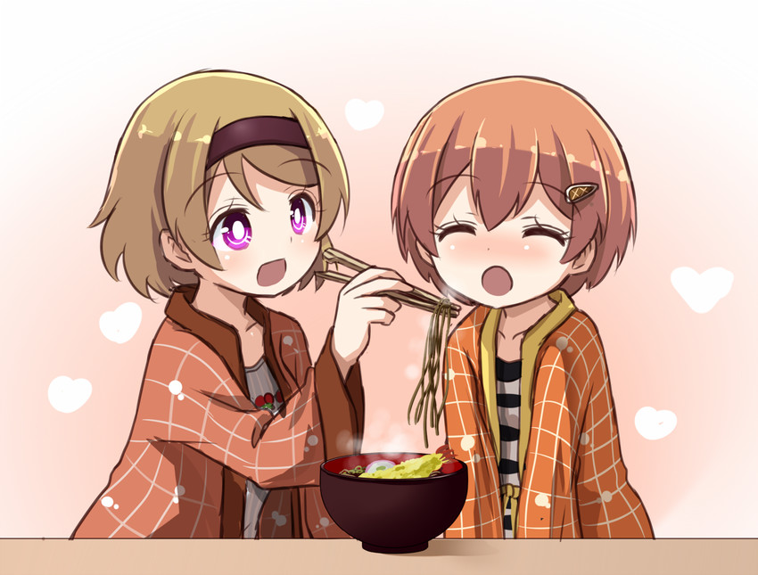 hoshizora rin and koizumi hanayo (love live! and 1 more) drawn by shipii_(jigglypuff)