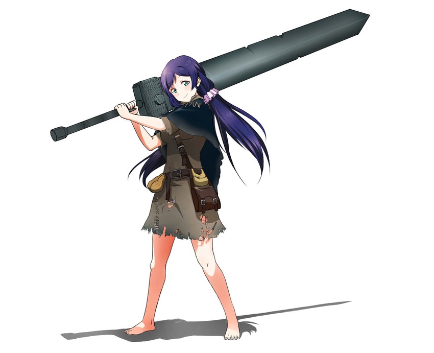 tojo nozomi (love live! and 3 more) drawn by murasaki_saki