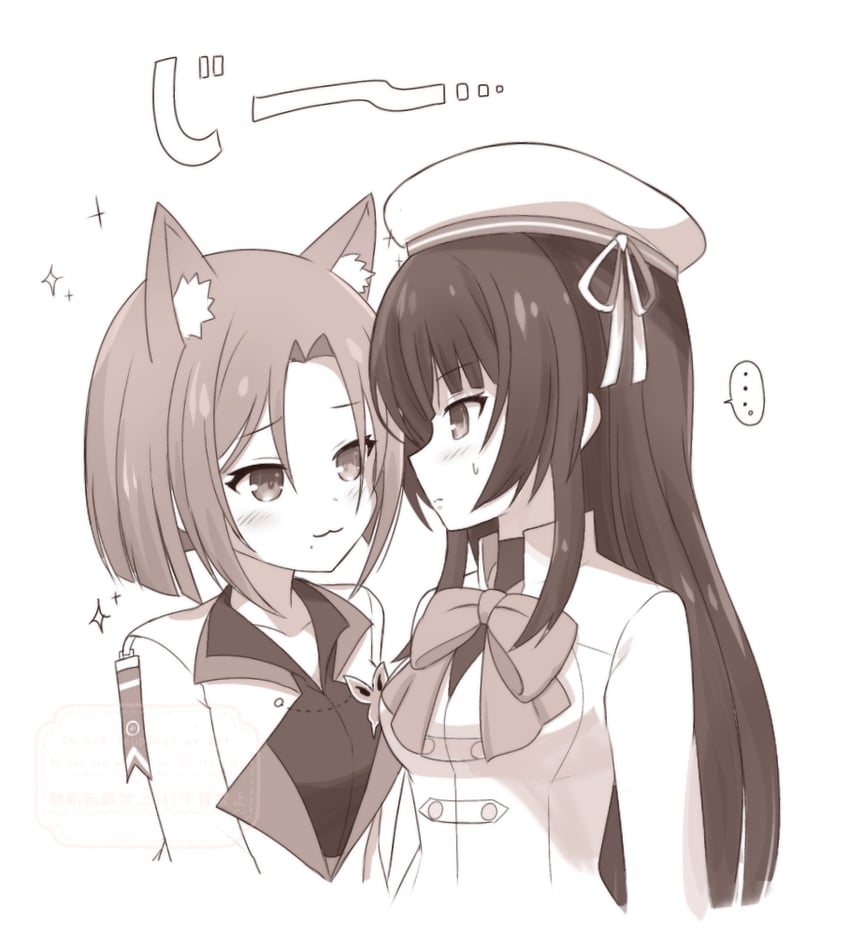 morimoto yuni and kagawa makina (assault lily) drawn by inoguchi_minto