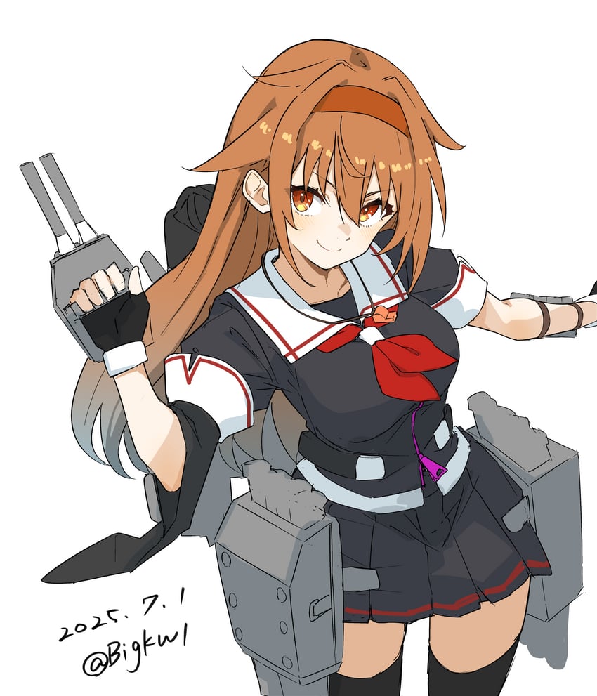 shiratsuyu and shiratsuyu kai ni (kantai collection) drawn by bigkwl