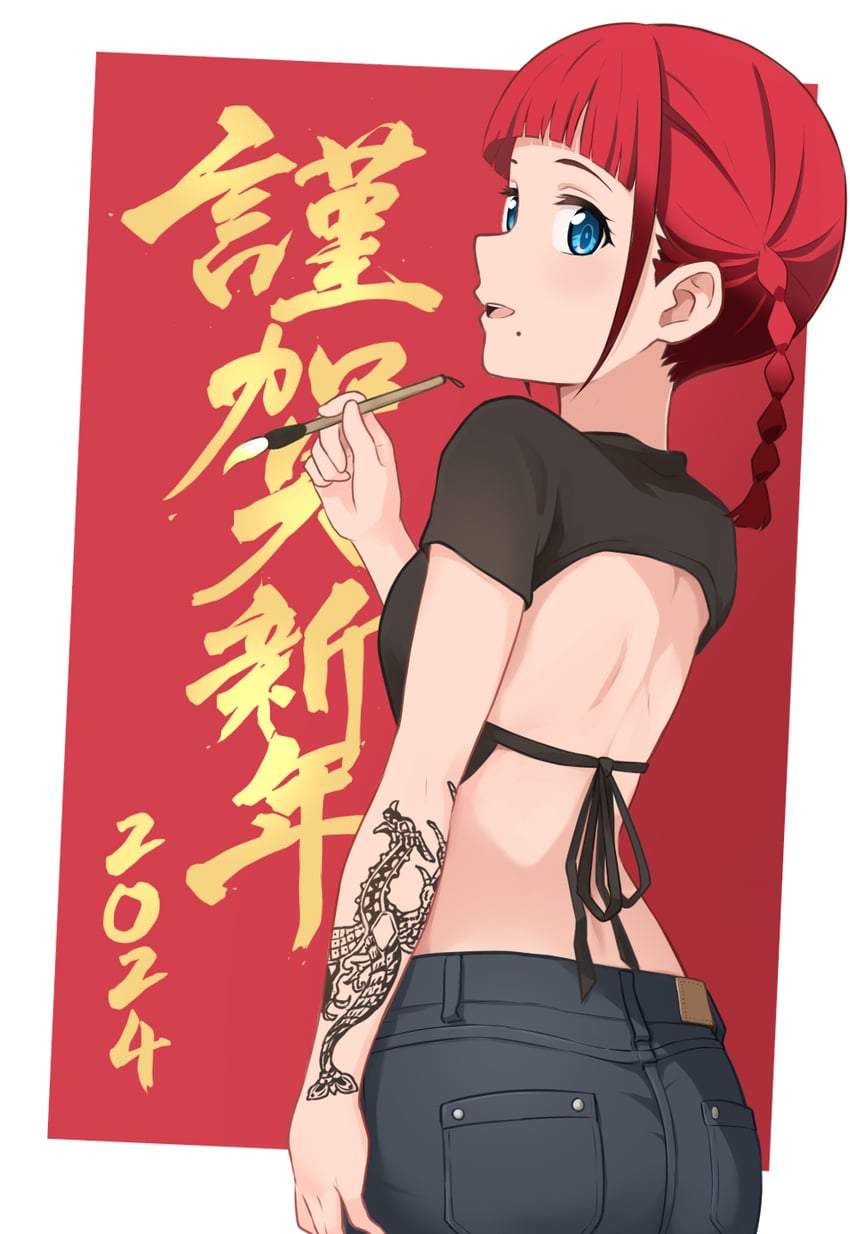 asukagawa chise (gridman universe and 1 more) drawn by laofuzi_dai_bansho
