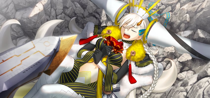 olga marie animusphere, u-olga marie, and e-grand marie (fate and 1 more) drawn by takeuchi_takashi