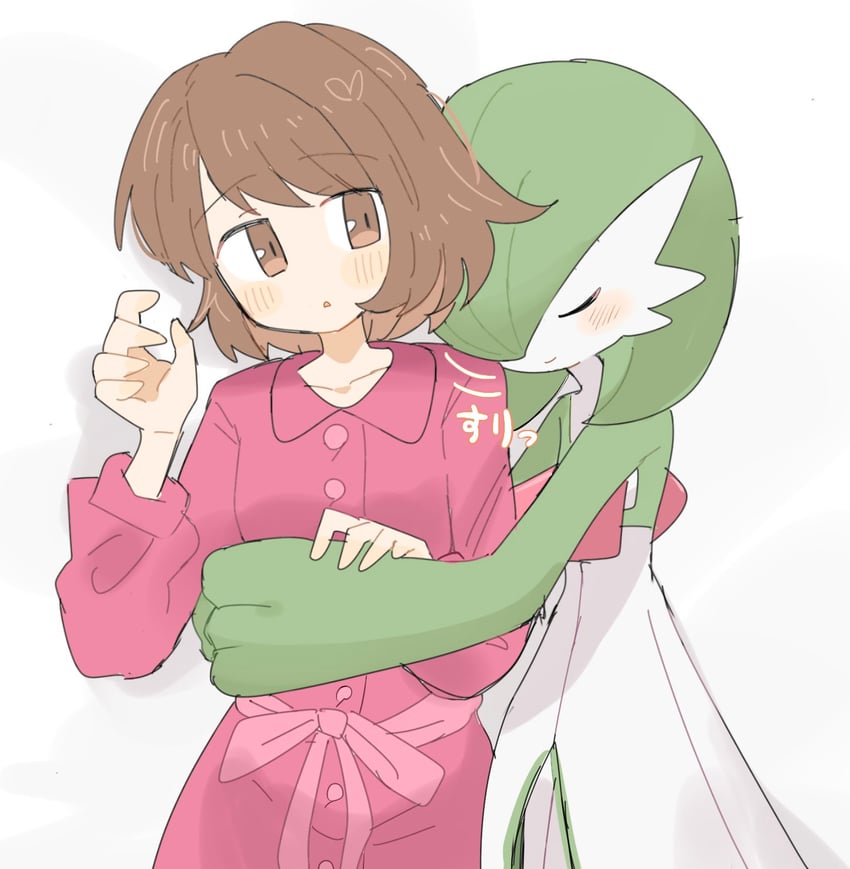 gardevoir and gloria (pokemon and 1 more) drawn by han0579