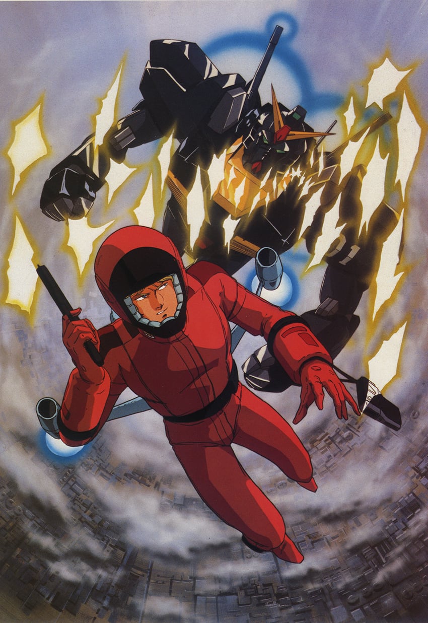 quattro bajeena and gundam mk ii (gundam and 1 more) drawn by kitazume_hiroyuki