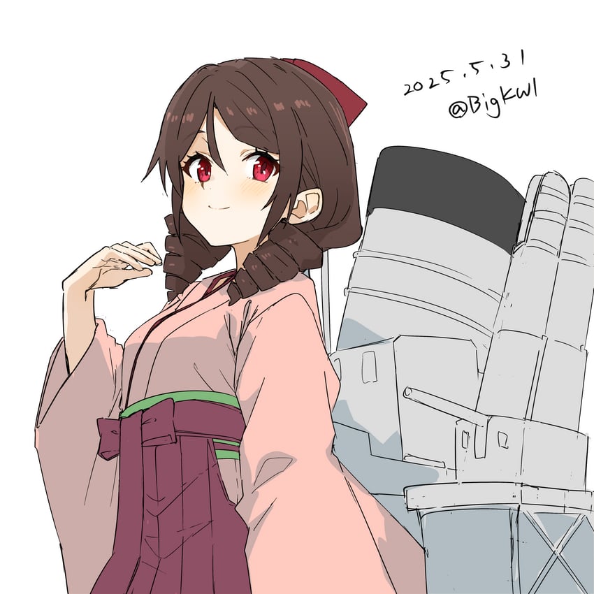 harukaze (kantai collection) drawn by bigkwl