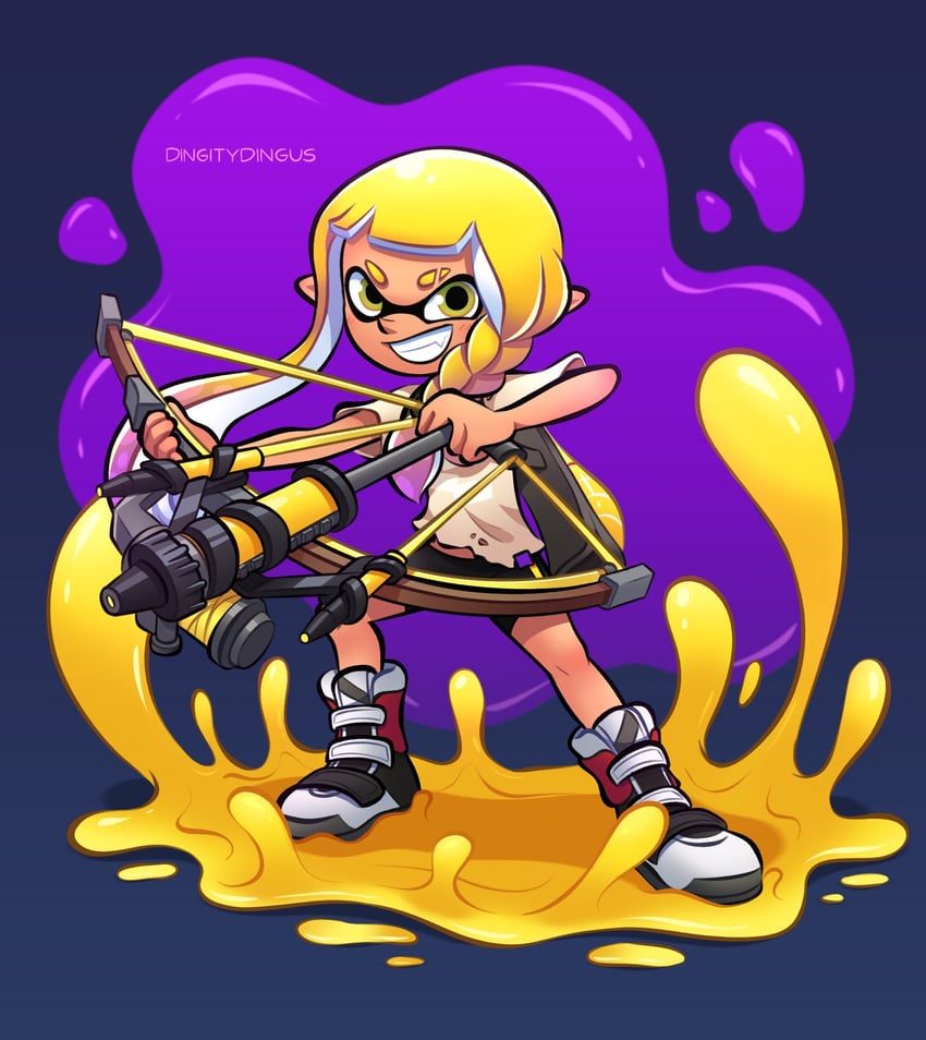 inkling player character, inkling girl, and veronika (splatoon and 1 more) drawn by vinny_(dingitydingus)