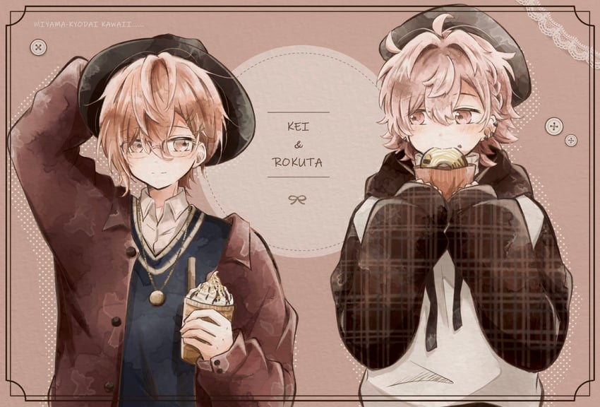 miyama kei and rokuta (paradox live) drawn by hari_nyan_nyan