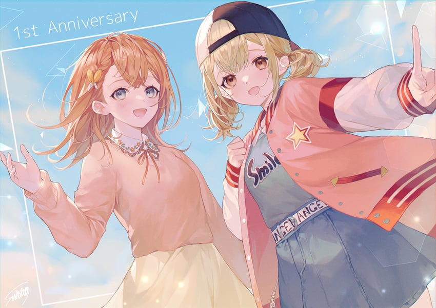 azusawa kohane and hanasato minori (project sekai) drawn by shinotarou_(nagunaguex)