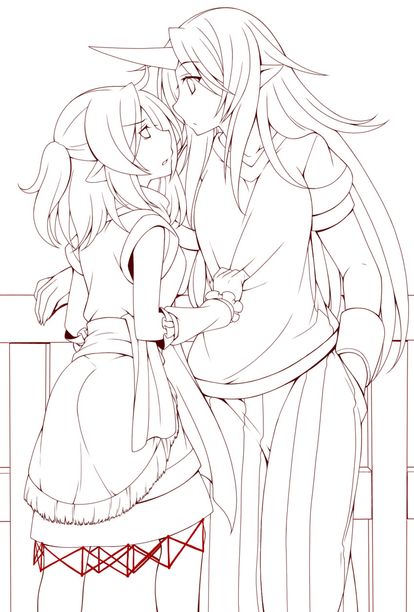 mizuhashi parsee and hoshiguma yuugi (touhou) drawn by eichi_yuu