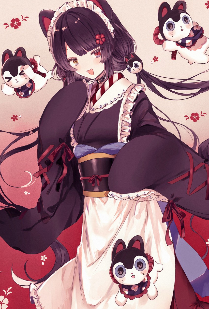 inui toko and banken (nijisanji) drawn by y_o_u_k_a