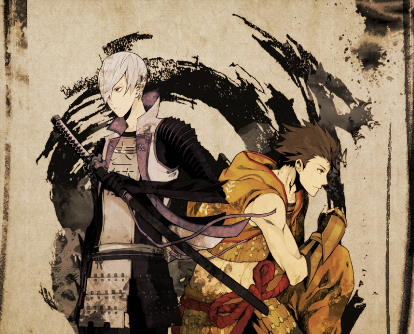 ishida mitsunari and tokugawa ieyasu (sengoku basara and 1 more) drawn by tomekichi