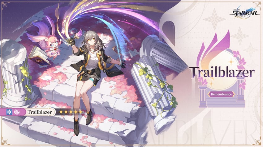 trailblazer, stelle, and mem (honkai and 1 more)