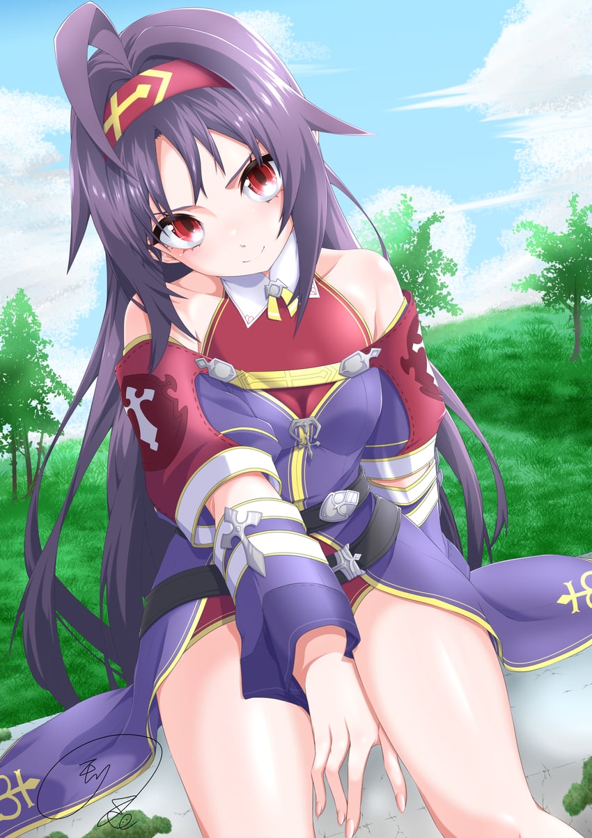 yuuki (sword art online and 1 more) drawn by maximum7010