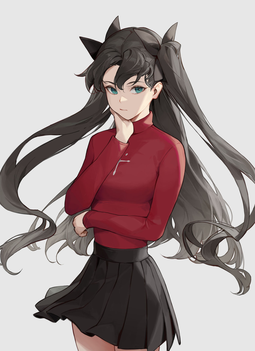 tohsaka rin (fate and 1 more) drawn by cotta_(heleif)