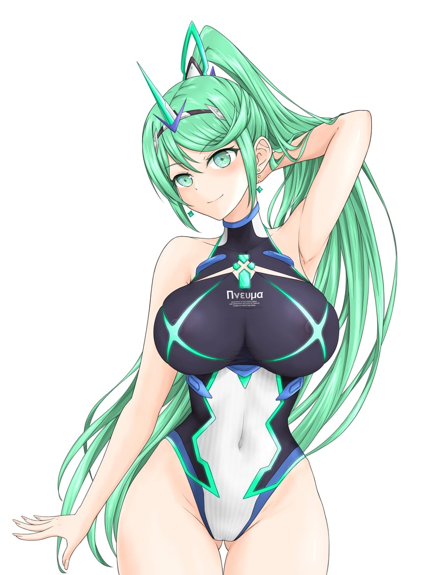 pneuma (xenoblade chronicles and 1 more) drawn by feichu_keju