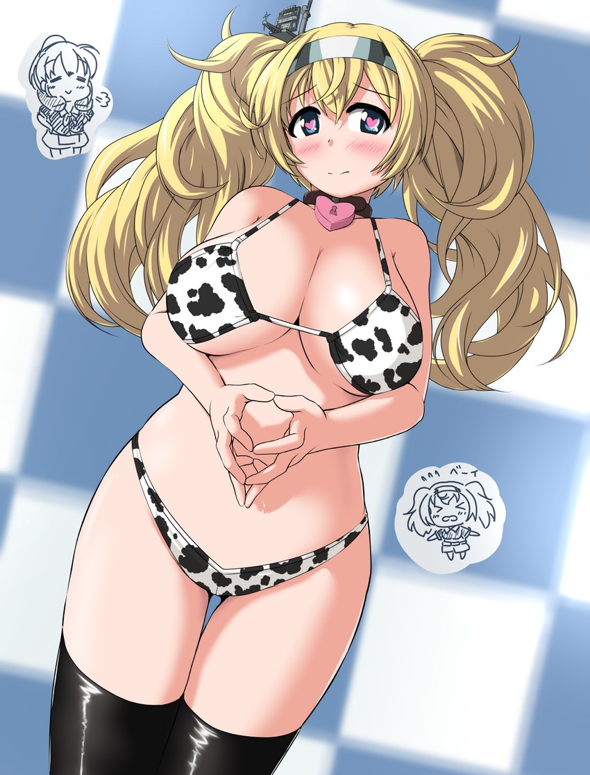 gambier bay and intrepid (kantai collection) drawn by jini_ya1
