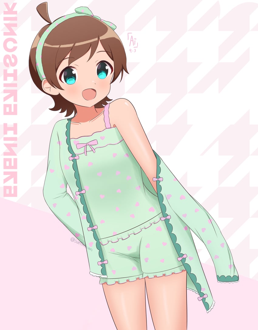 kinoshita hinata (idolmaster and 2 more) drawn by ai_haruka