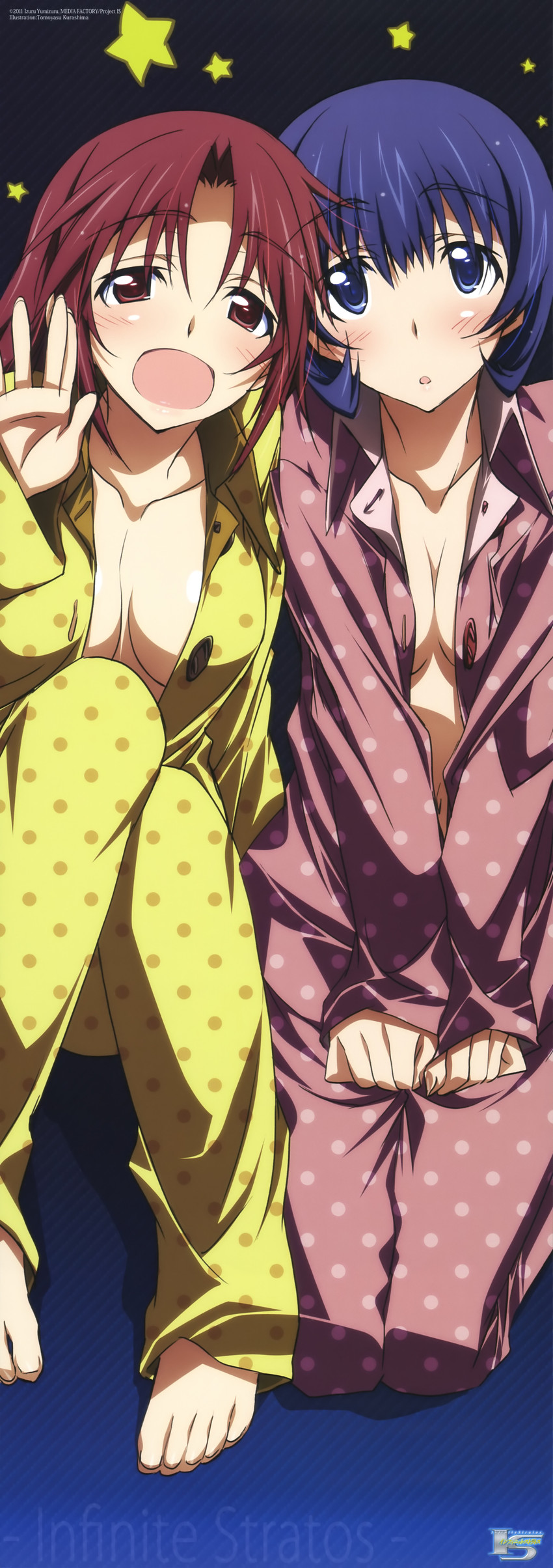 nohotoke honne and kanarin (infinite stratos) drawn by kurashima_tomoyasu
