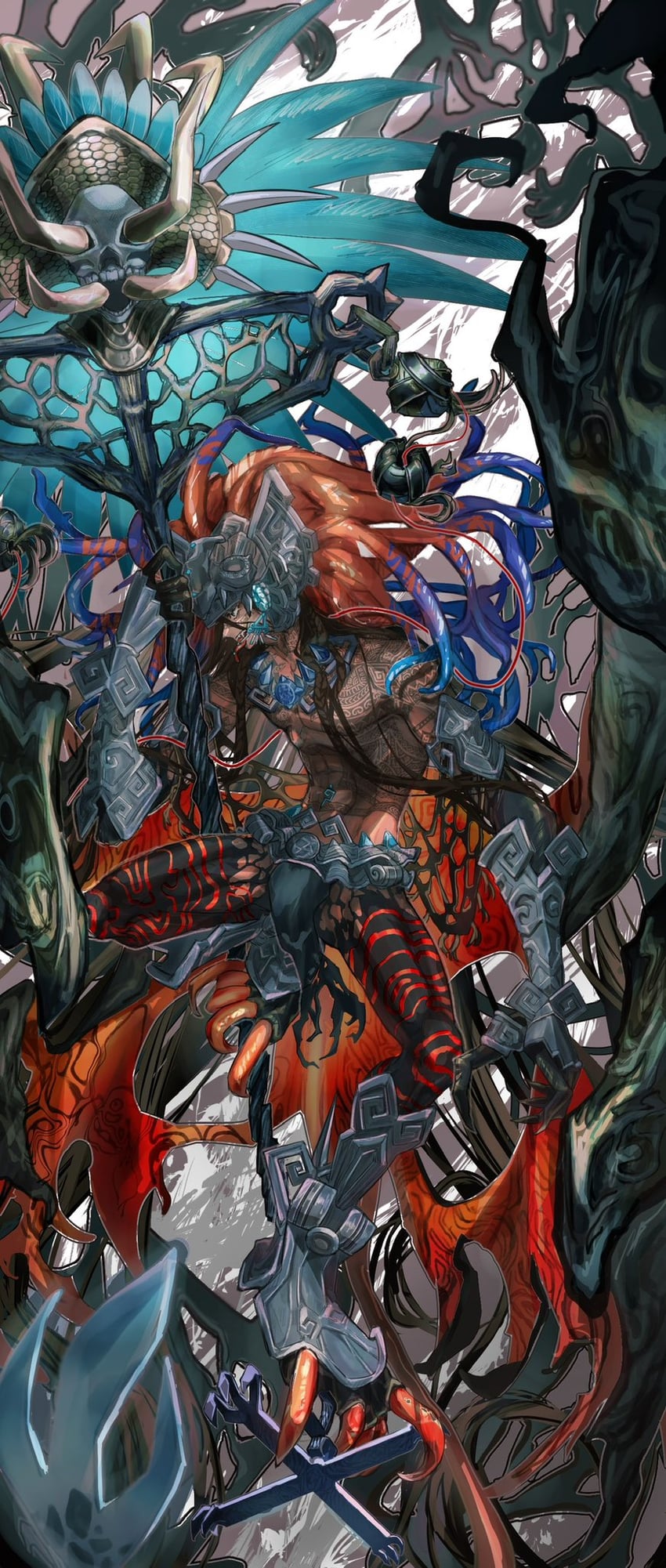 camazotz (fate and 1 more) drawn by ingo_xxx