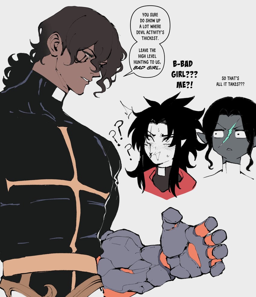 mariah, lazarus, and adam (original and 1 more) drawn by nyantcha